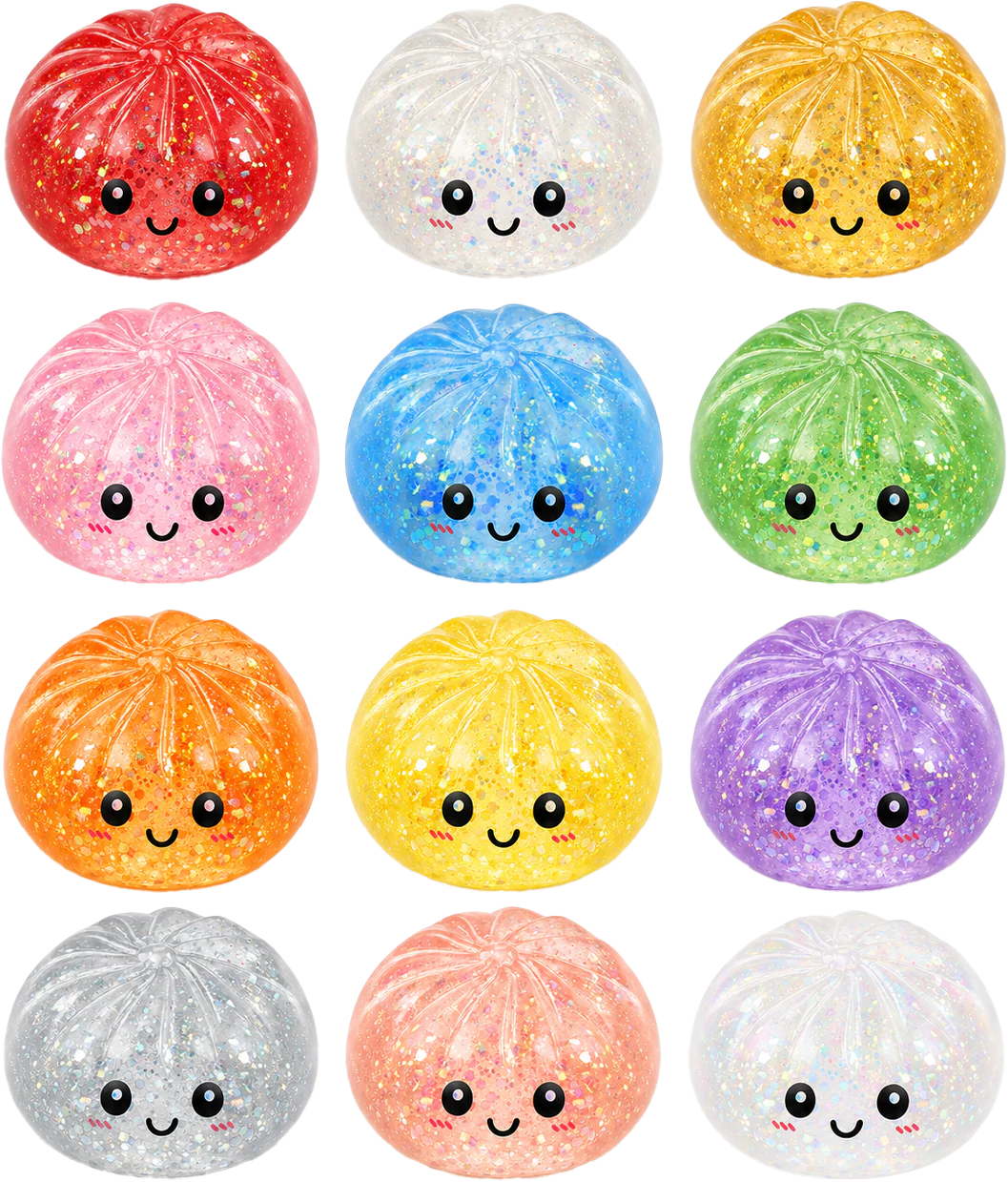 Fun Doh Fortune Cookie Dumpling Squishy Toy