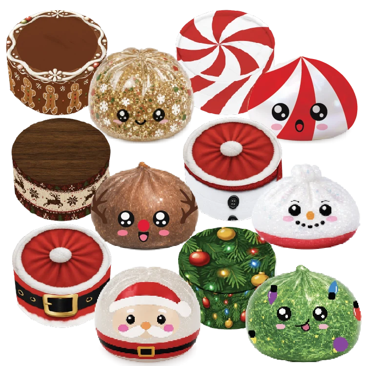 Fun Doh Merry Squishmas Squishy Christmas Dumpling
