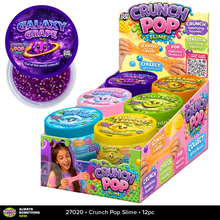 Fun Doh Crunch Pop Squishy Slime