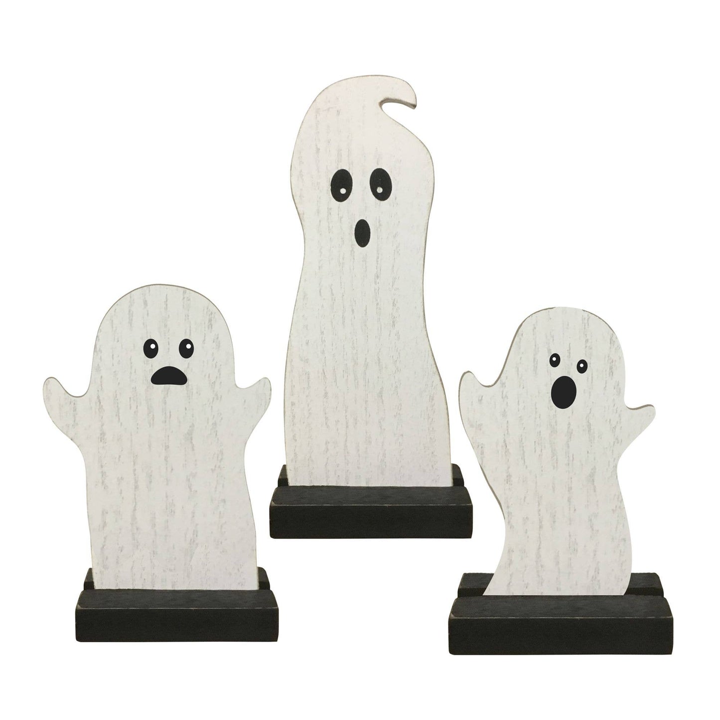 3/Set Wooden Ghosts