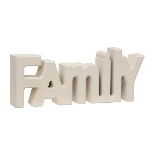 Wooden "Family" Block