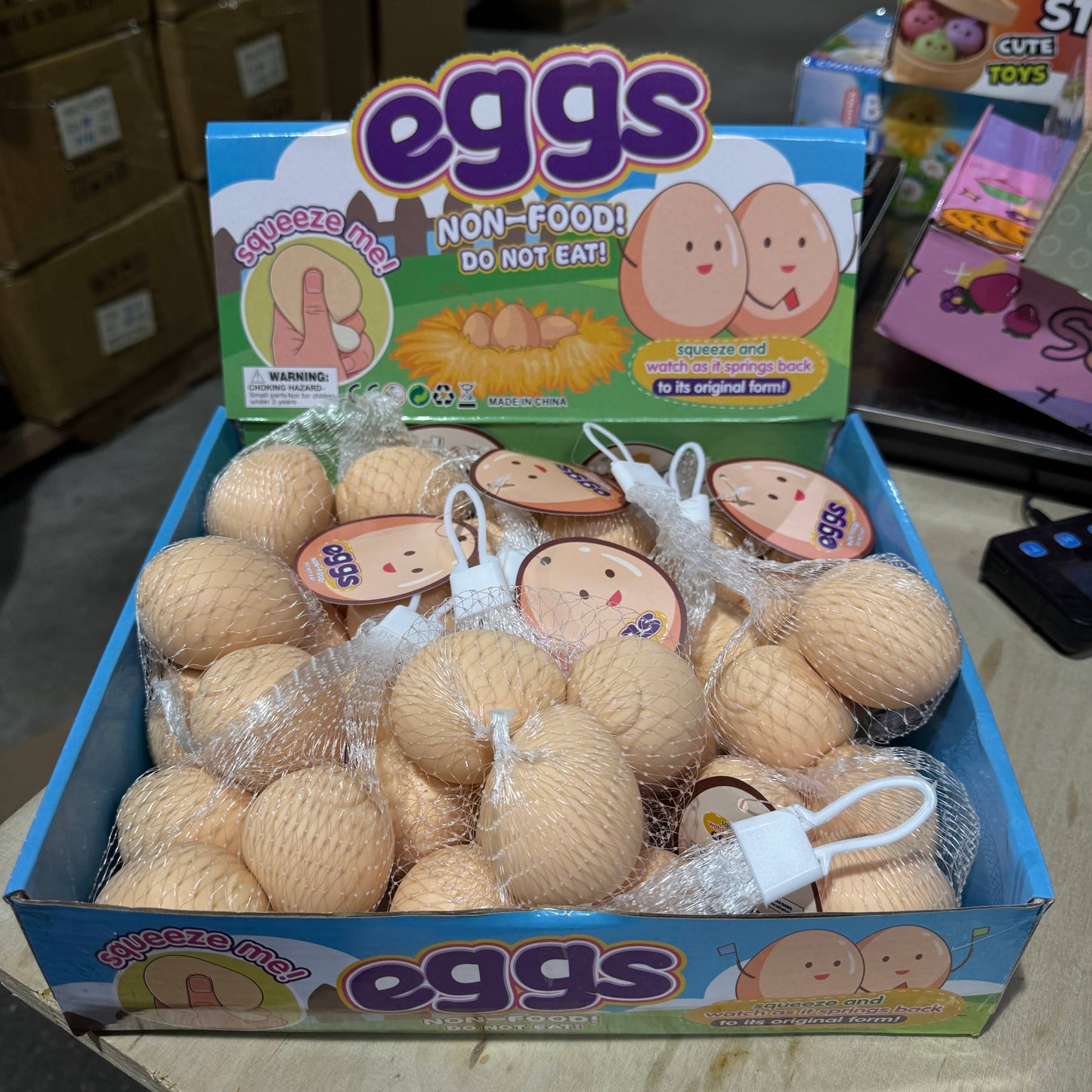 Squishy Realistic 3-in-1 Egg