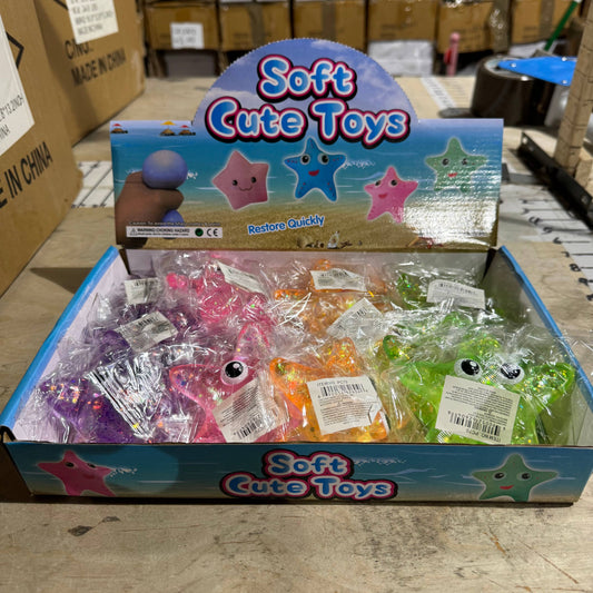 Sugar Squeeze Glitter Starfish Toy