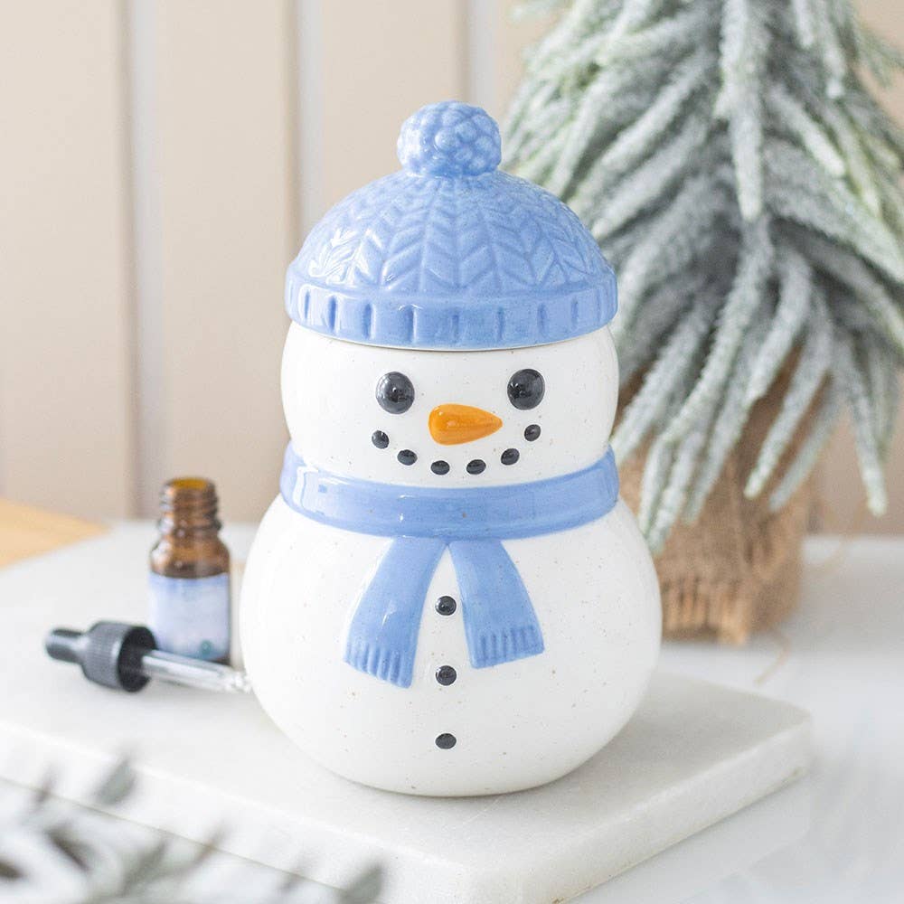 Winter Snowman Christmas Oil Burner