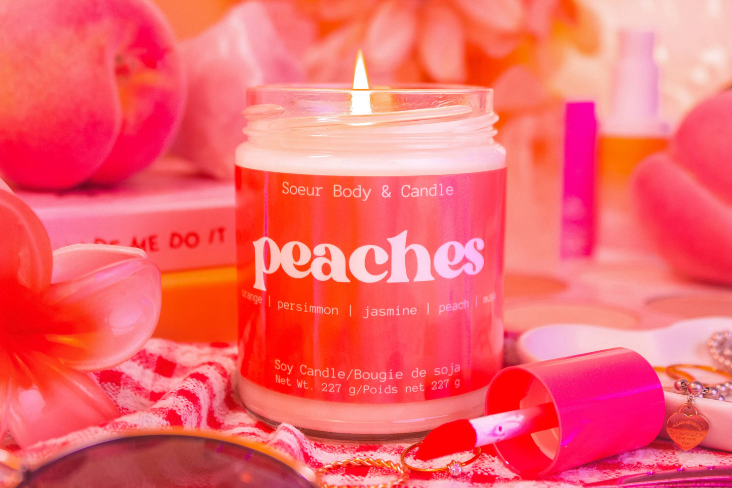 Peaches Soy Candle