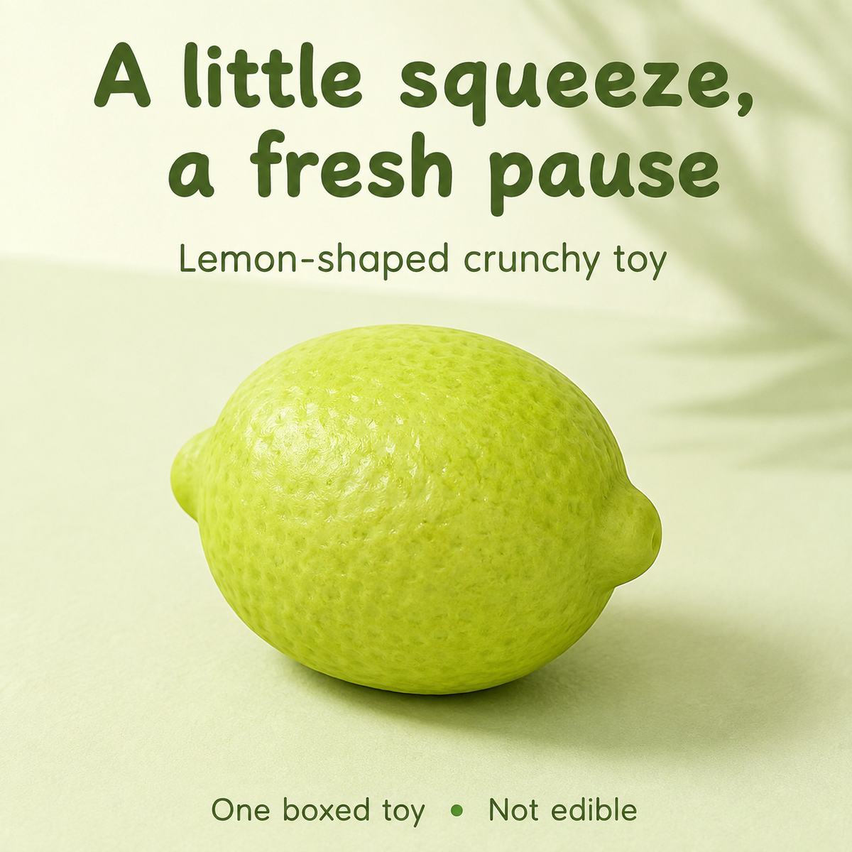 Green Lemon Crunchy Squishy
