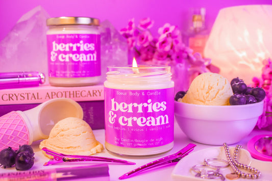 Berries & Cream Soy Candle