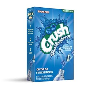 Crush Singles to Go Sugar Free Blue Razz Rush