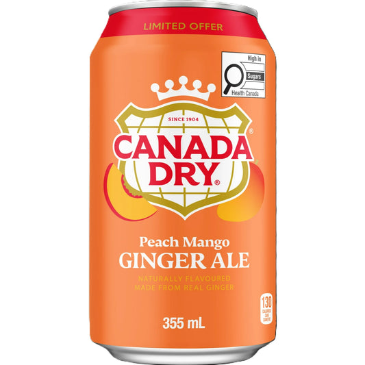 Canada Dry Peach Mango Ginger Ale