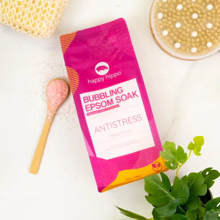 Happy Hippo Anti-Stress Bubbling Epsom Soak