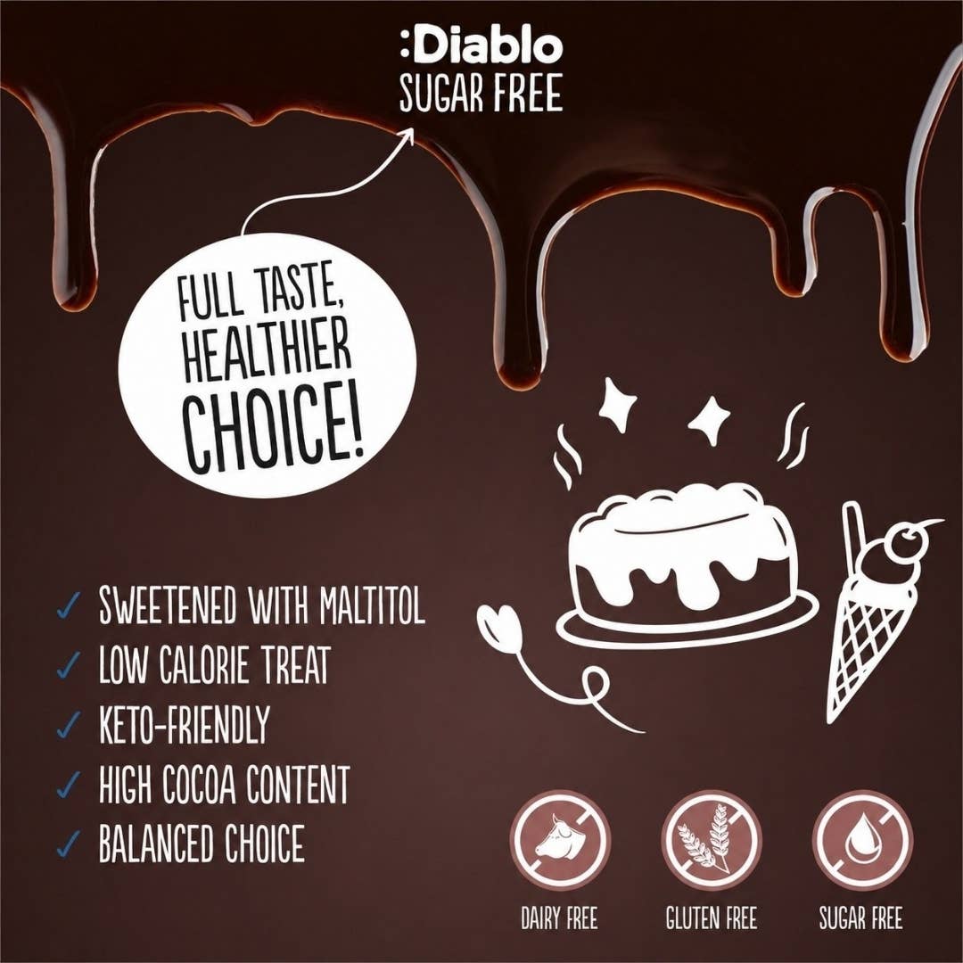 Diablo Sugar Free Chocolate Sauce & Dessert Topping