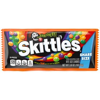 Skittles Shriekers Share Size