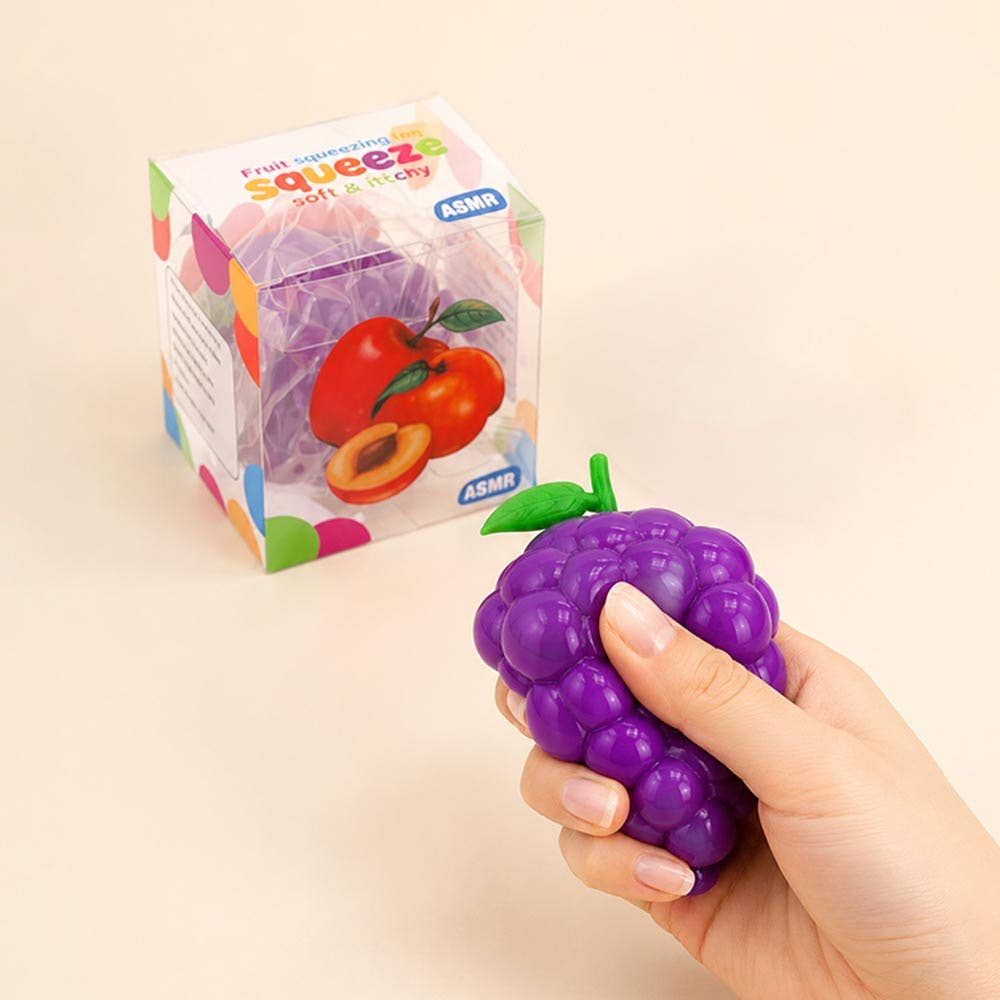 ASMR Crunchy Grape Squishy Toy