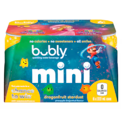 Bubly Limited Edition Super Mario Galaxy Dragon Fruit