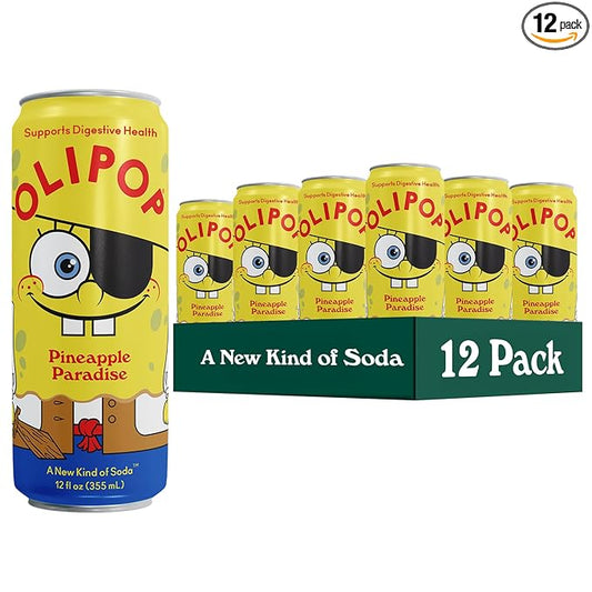 Olipop Pineapple Paradise Spongebob