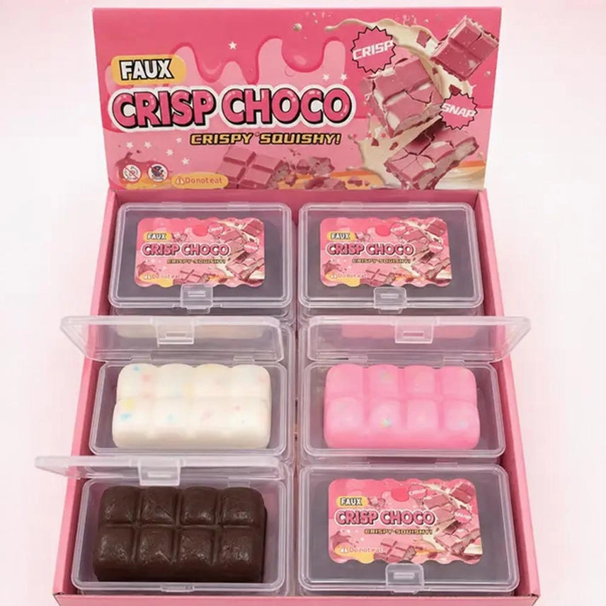 ASMR Crunchy Chocolate Bar Squishy