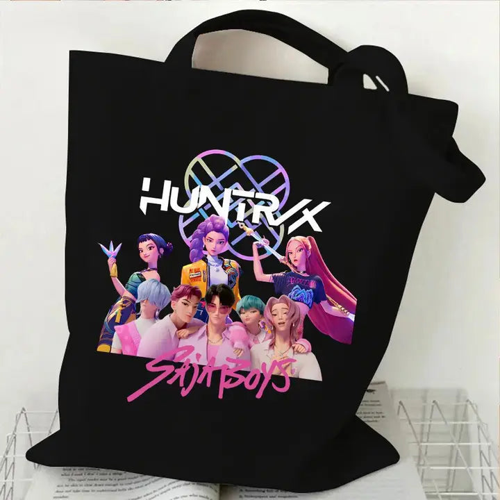 Huntrix Demon Hunter Canvas Tote Bag