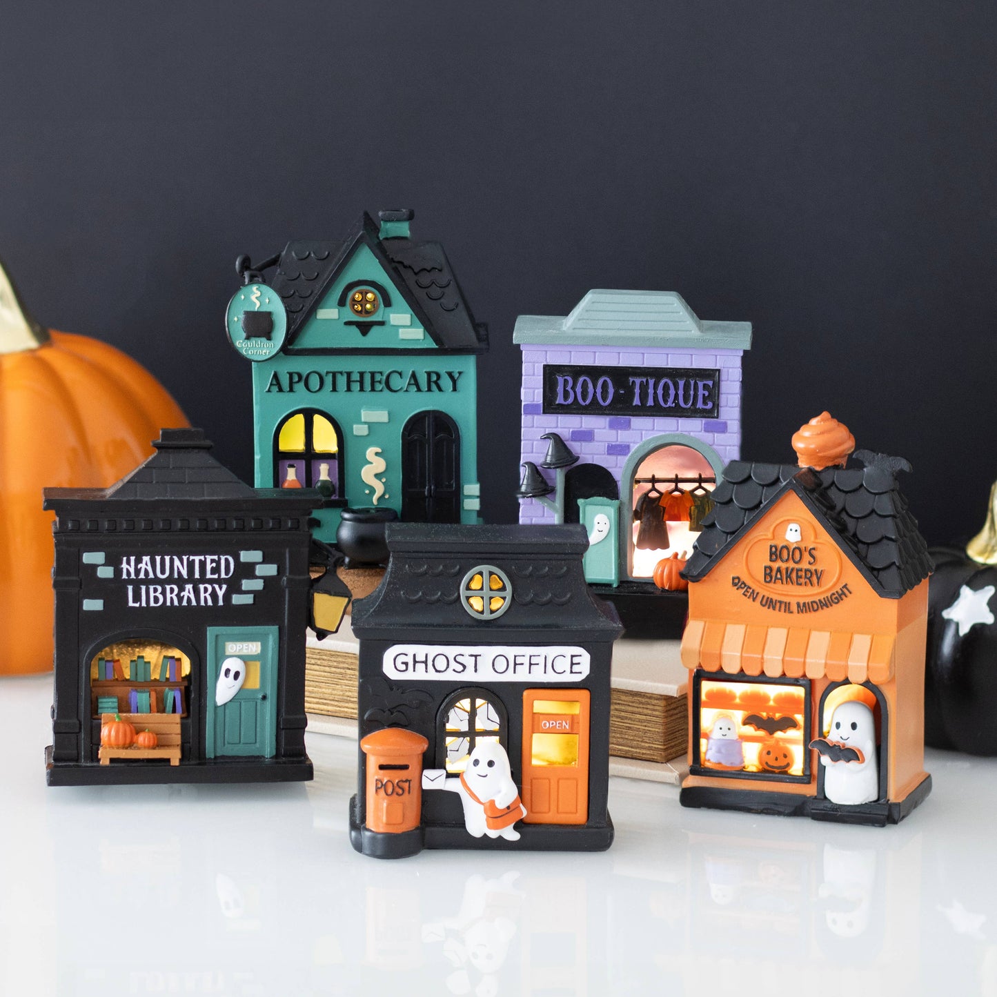 Haunted Library Halloween LED Light Up Decoration
