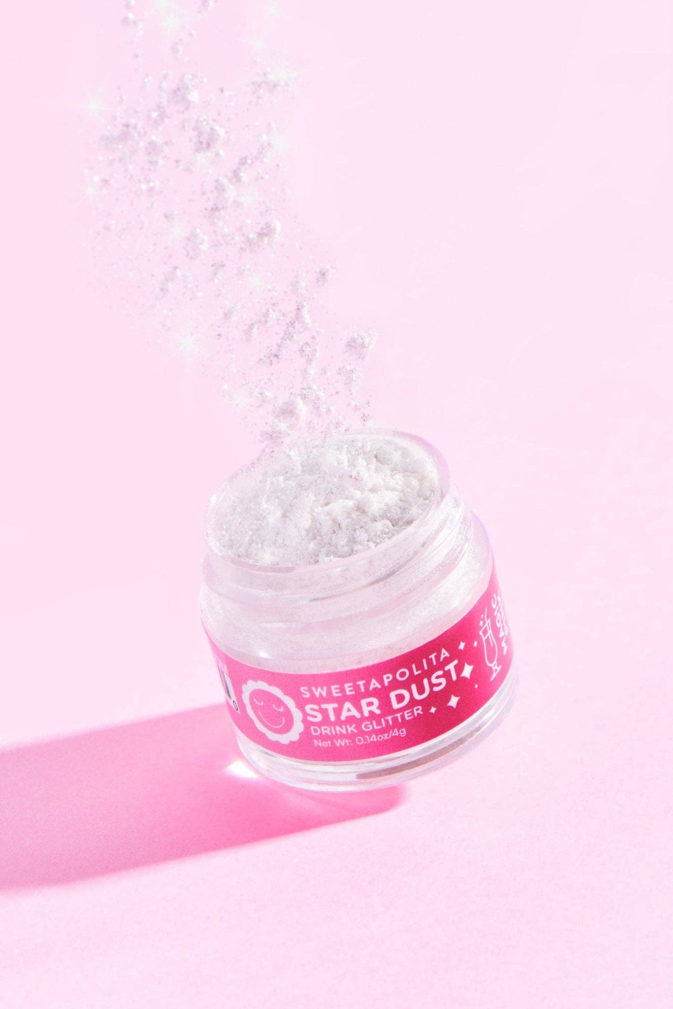 Magic Pink Colour Changing | Star Dust Edible Drink + Dessert Glitter