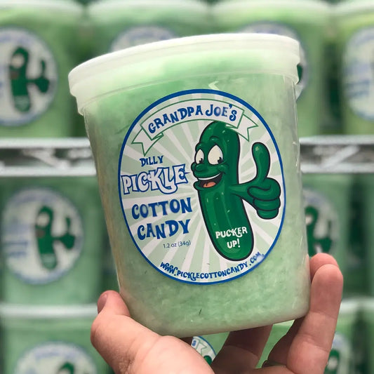 Grandpa Joe's Dilly Pickle Cotton Candy