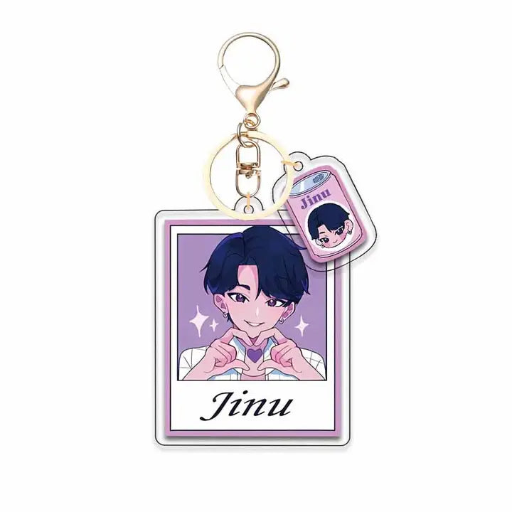 Kpop Demon Hunters Acrylic Mini Character Keychain (Jinu)