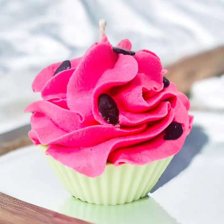 Gorgeous Wreck Watermelon Cupcake Candle