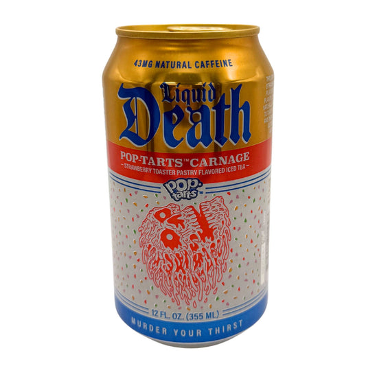 Liquid Death Tea Pop-Tarts Carnage