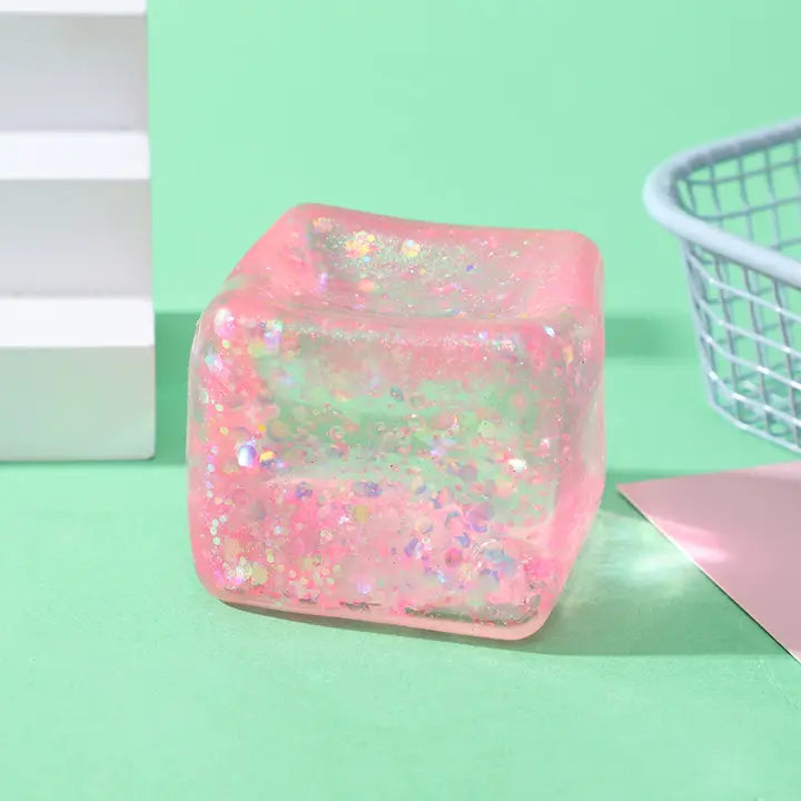 Glitter Cube Squishy