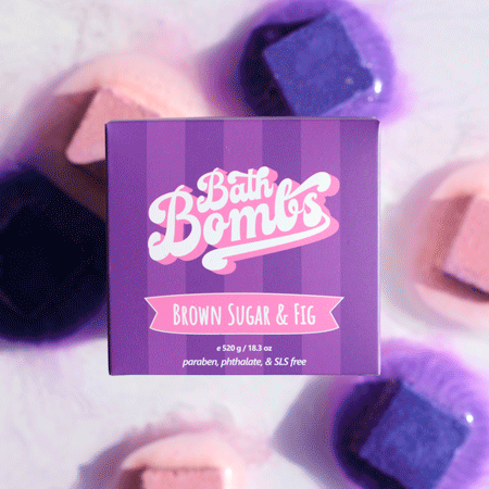 Happy Hippo Brown Sugar & Fig Cube Bath Bombs