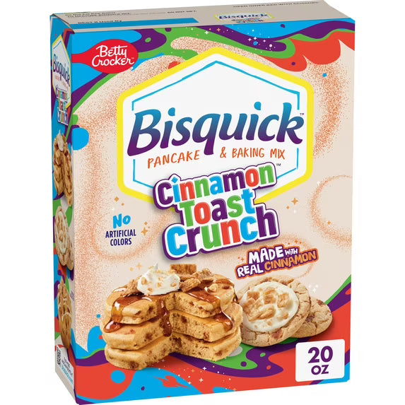 Betty Crocker Bisquick Pancake & Baking Mix - Cinnamon Toast Crunch