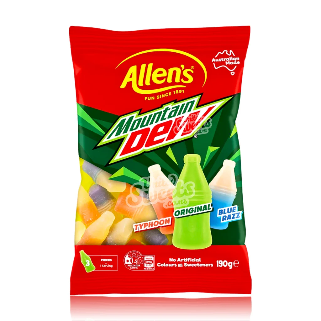 Allen's Mountain Dew Bottles (Australia)
