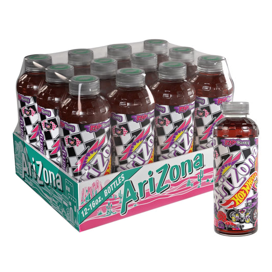 Arizona Hotwheels Red Berry with Black & White Tea