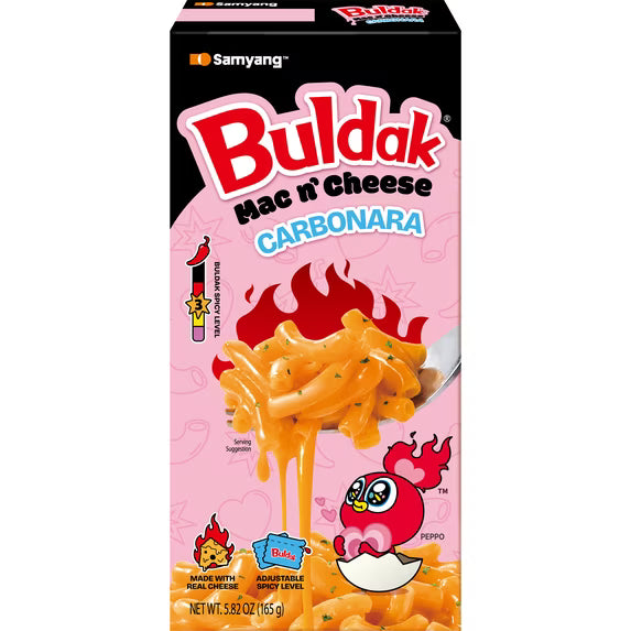 Buldak Mac & Cheese Carbonara