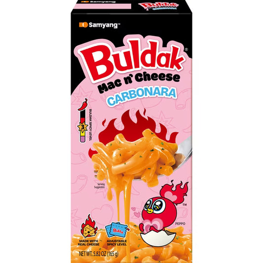 Buldak Mac & Cheese Carbonara