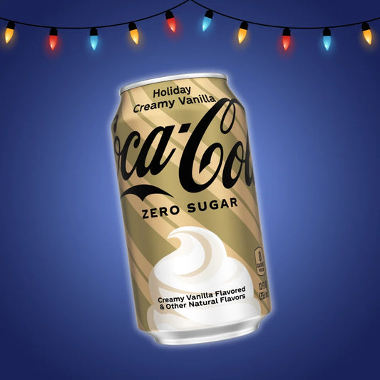 Coca Cola Holiday Creamy Vanilla Zero