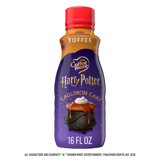 Coffeemate Harry Potter Cauldron Cake Toffee Flavor Creamer (shelf stable)