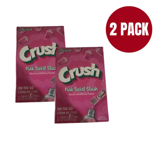 Crush Singles to Go Sugar Free Pink Slush Swirl (1 box)