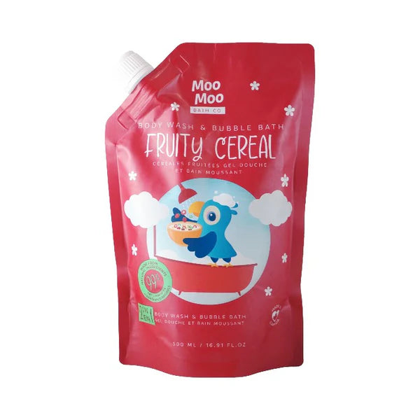 Moo Moo Fruity Cereal Body Wash & Bubble Bath