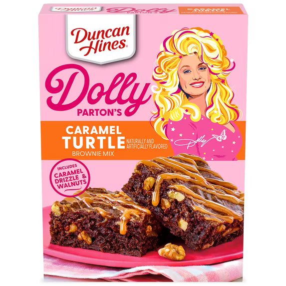 Duncan Hines Brownie Mix Caramel Turtle