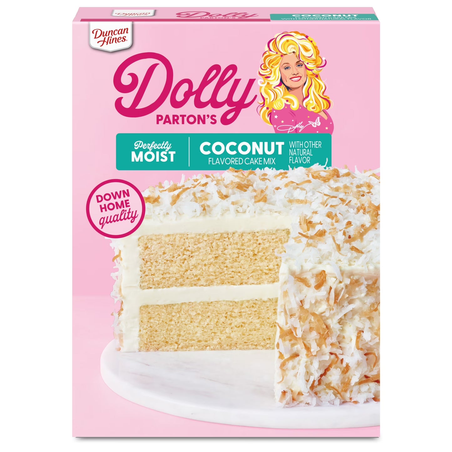 Duncan Hines Dolly Parton's Favorite Coconut Flavored Cake Mix