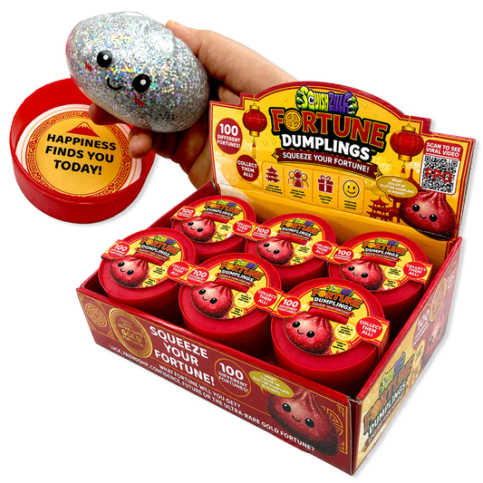 Fun Doh Fortune Cookie Dumpling Squishy Toy