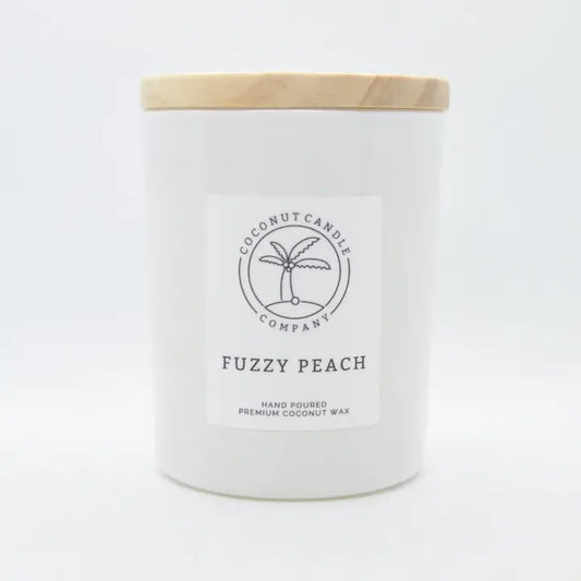 Fuzzy Peach 10oz Glass Jar