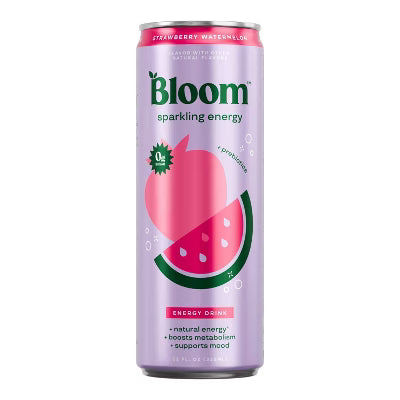 Bloom Strawberry Watermelon Sparkling Energy Drink