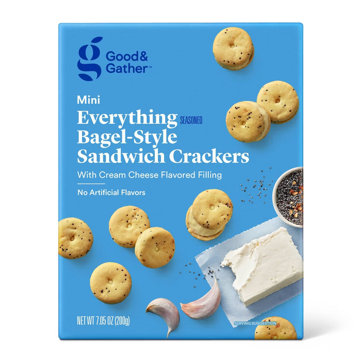 Good & Gather Mini Everything Bagel Sandwich Crackers