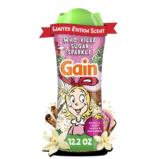 Gain In-Wash Laundry Scent Booster Beads - Who-Ville Sugar Sparkle
