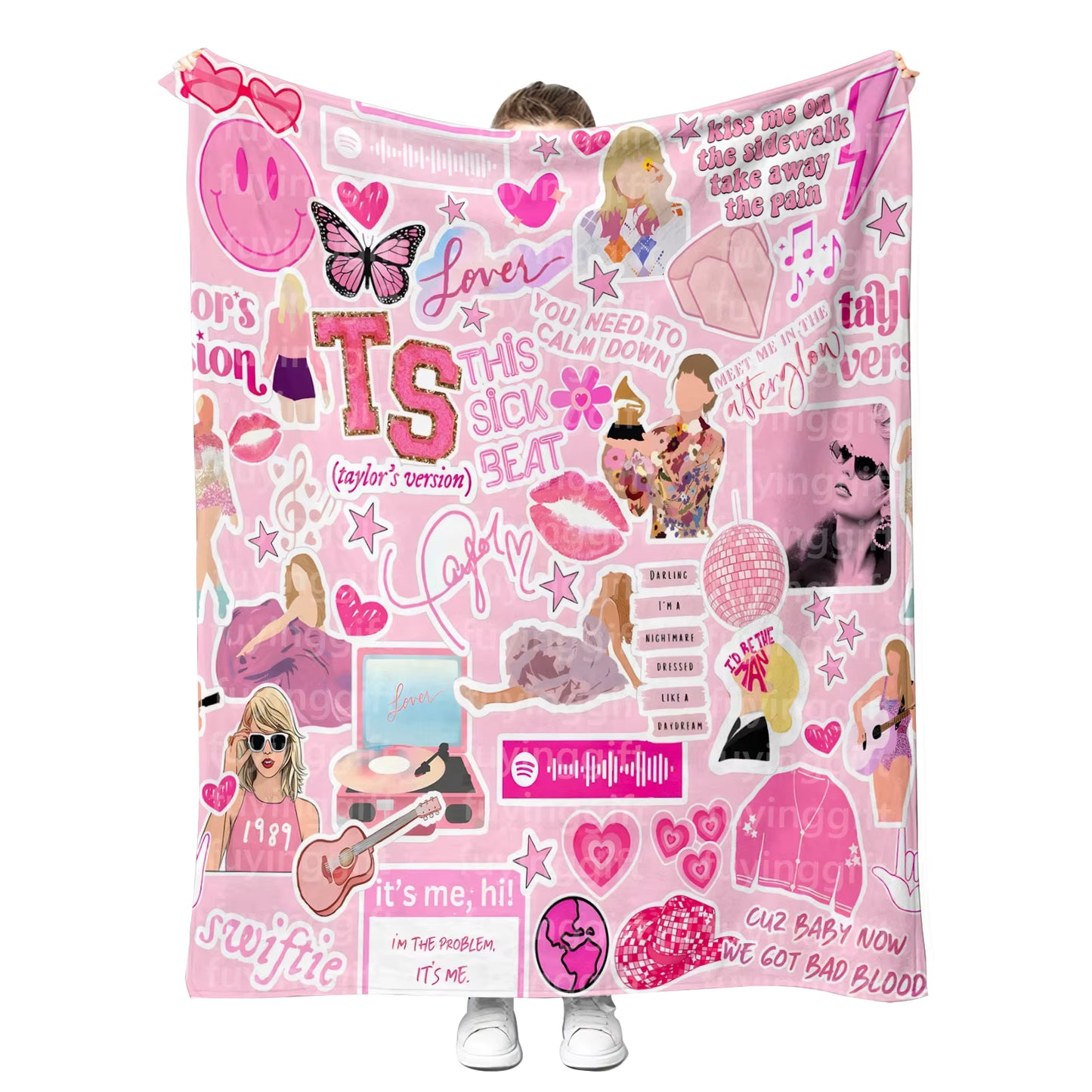 Life of a Showgirl TS12 Plush Blanket