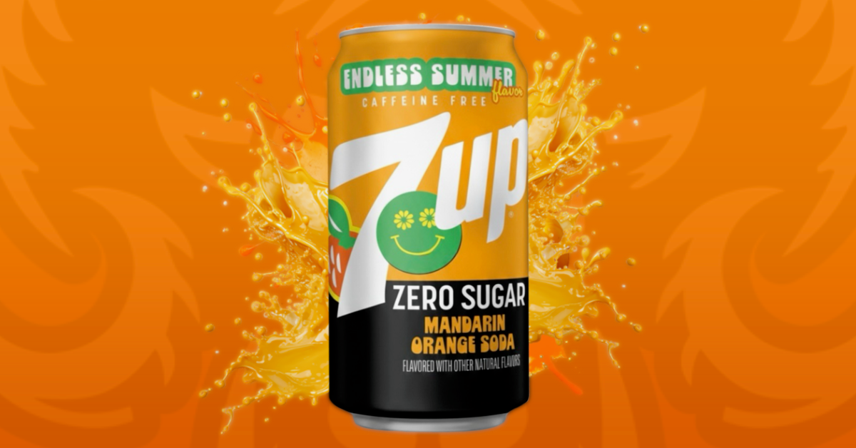 7up Mandarin Endless Summer Zero Sugar