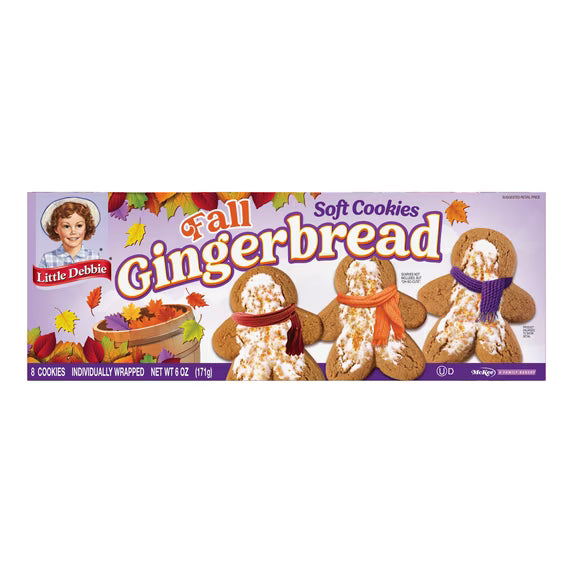 Little Debbie Fall Gingerbread Cookies