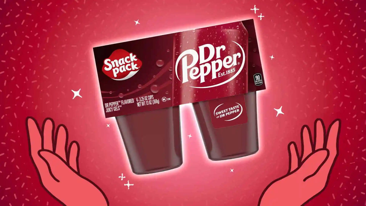 Snack Pack Dr Pepper Flavored Juicy Gels
