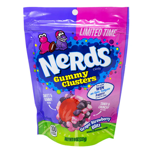 Nerds Gummy Clusters - Grape Strawberry Blitz